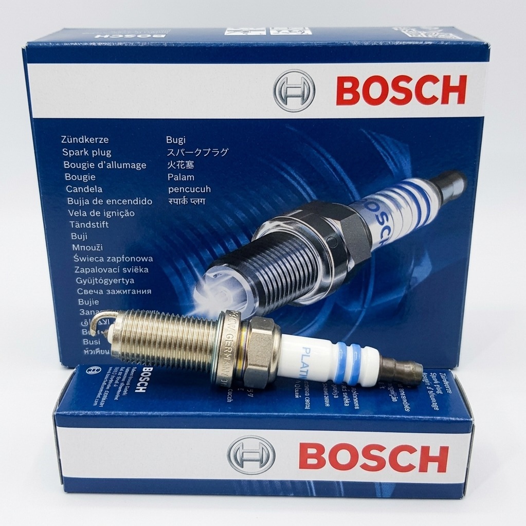 شمع BOSCH FR8NPP30W اورجینال مناسب خودروهای سازگار از جمله پژو 206 1.6، پژو 307 1.6، میتسوبیشی اوتلندر 2.4 - بسته 4 عددی
