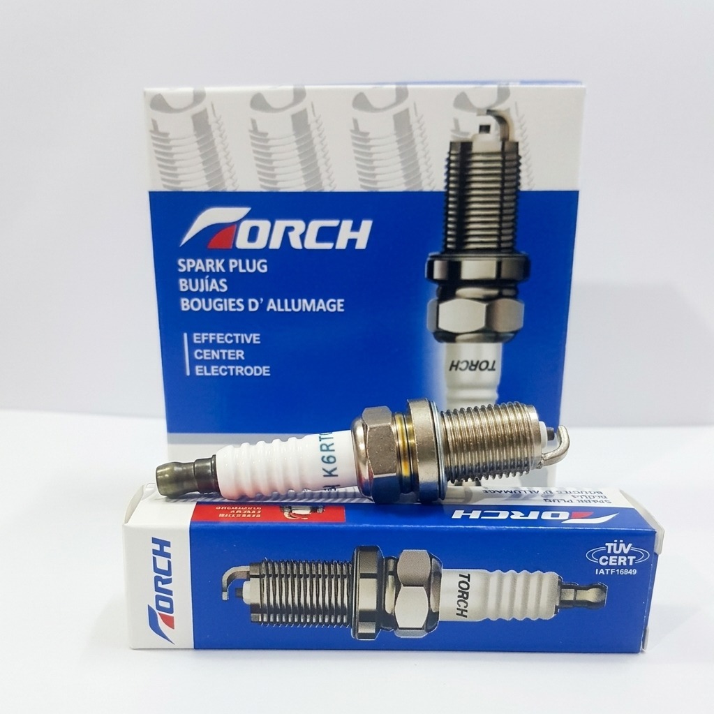 شمع TORCH K6RTC اورجینال مناسب خودروهای سازگار از جمله پژو 405، پژو پارس XU7، دنا EF7 - بسته 4 عددی