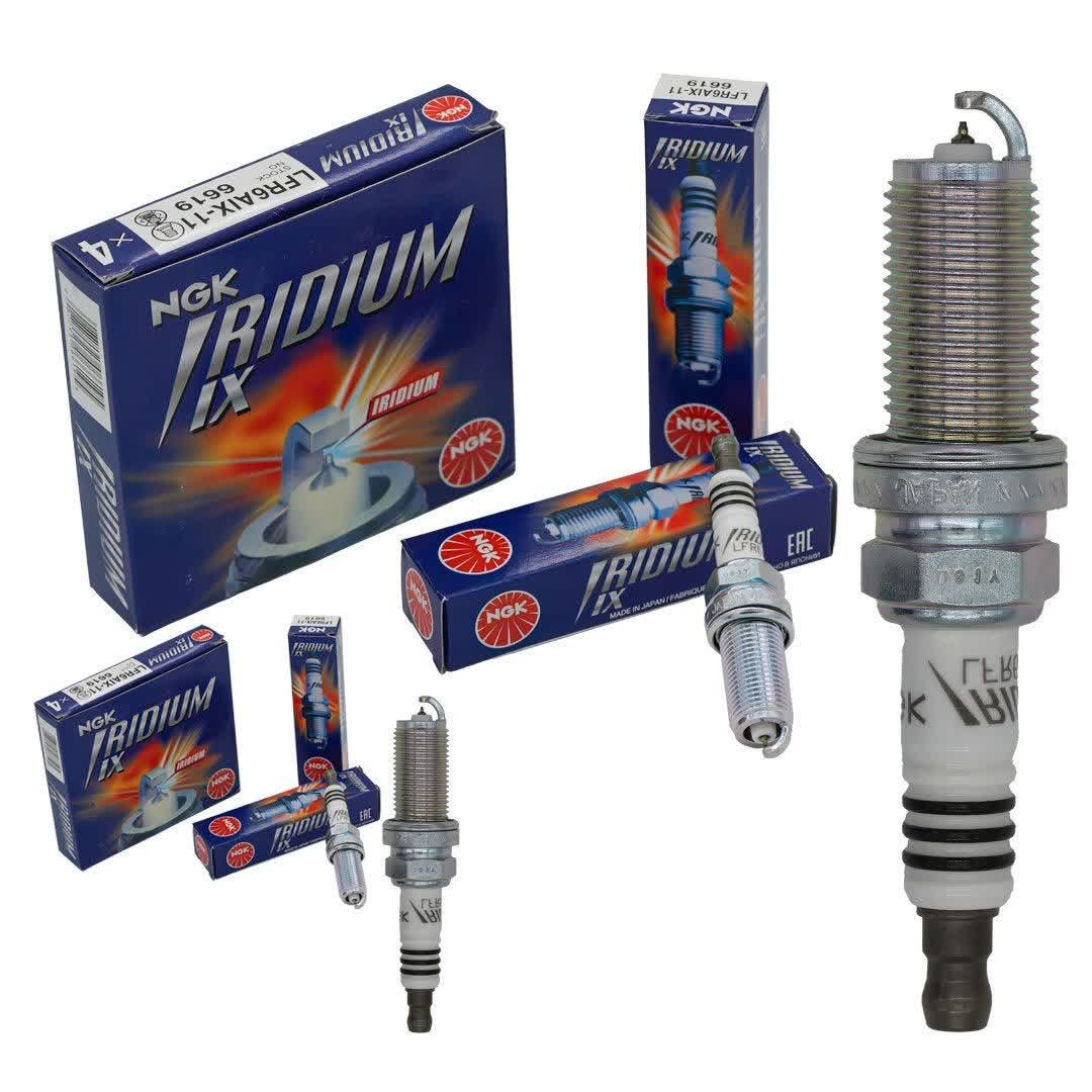 شمع NGK LFR6AIX-11 اورجینال مناسب خودروهای سازگار از جمله پژو 206 TU5، پژو 207 TU5، پژو پارس TU5 - بسته 4 عددی