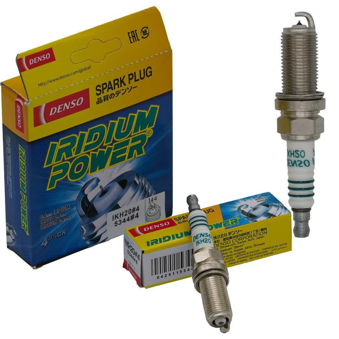 شمع DENSO IKH20 اورجینال مناسب خودروهای سازگار از جمله پژو TU5، برلیانس ، سوزوکی ویتارا - بسته 4 عددی