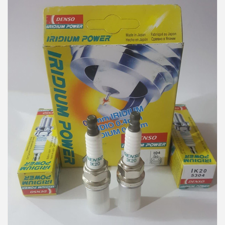 شمع DENSO IK20 اورجینال مناسب خودروهای سازگار از جمله دنا ، لیفان ، مزدا ، تویوتا - بسته 4 عددی