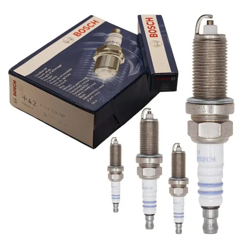 شمع BOSCH FR8SC (+42) اورجینال مناسب خودروهای سازگار از جمله پژو TU5، برلیانس - بسته 4 عددی