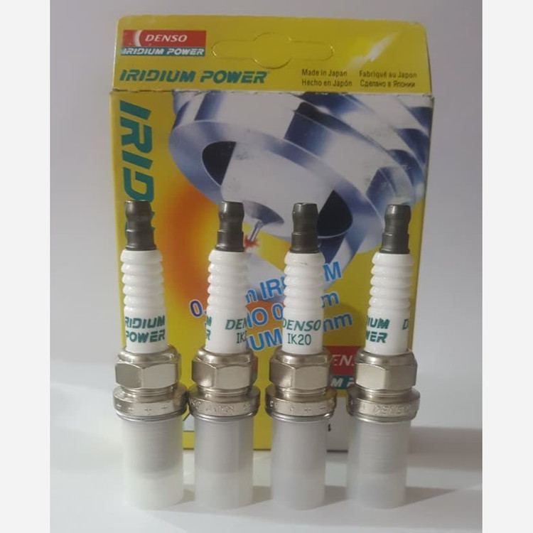 شمع دنسو اورجینال ژاپن سوزنی پایه کوتاه ایریدیوم کد حرارتی 6 - بسته 4 عددی