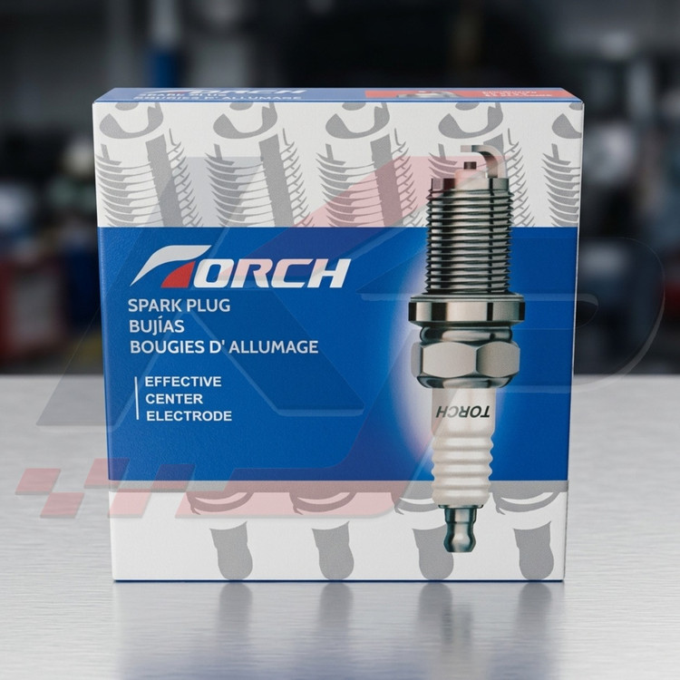 شمع خودرو تورچ TORCH K6RTM3 پایه بلند نیکلی اورجینال چین - بسته 4 عددی