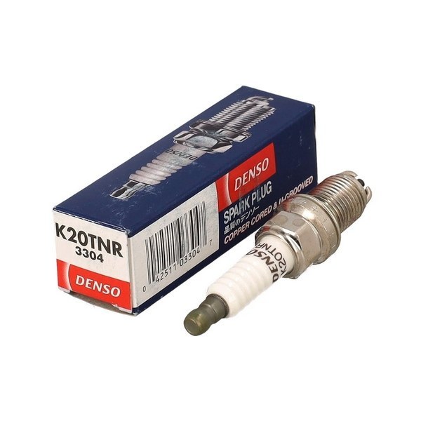 شمع خودرو دنسو DENSO K20TNR دو پلاتین پایه کوتاه اورجینال اندونزی - بسته 4 عددی